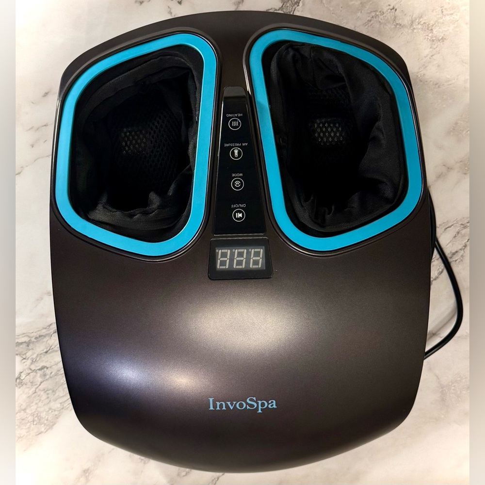 INVOSPA || Shiatsu Foot Massager Machine w/ Electric Deep Knead, Heat FMSS-531
